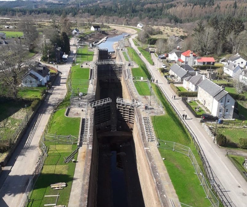 ECS to replace all gates at Scotland’s World Heritage Site canal lock flight