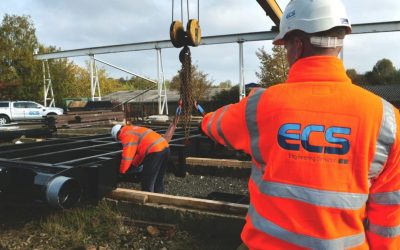 ECS manufacturing and site teams ready to carry out essential engineering work